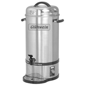 Glühweinkocher Edelstahl, 18l., 230 V 1,8 kw